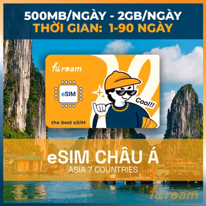 eSIM du lịch 19 Nước Châu Á