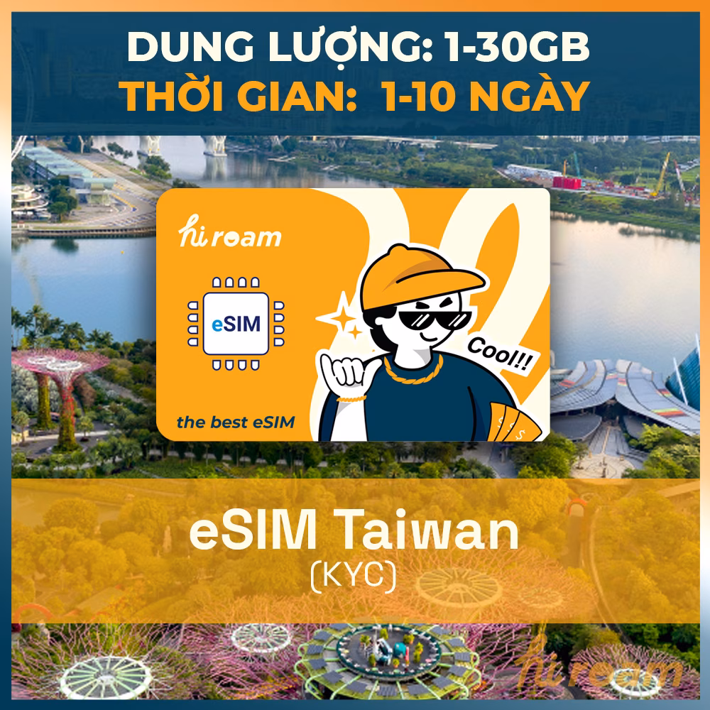 eSIM Đài Loan (KYC) e-ideas