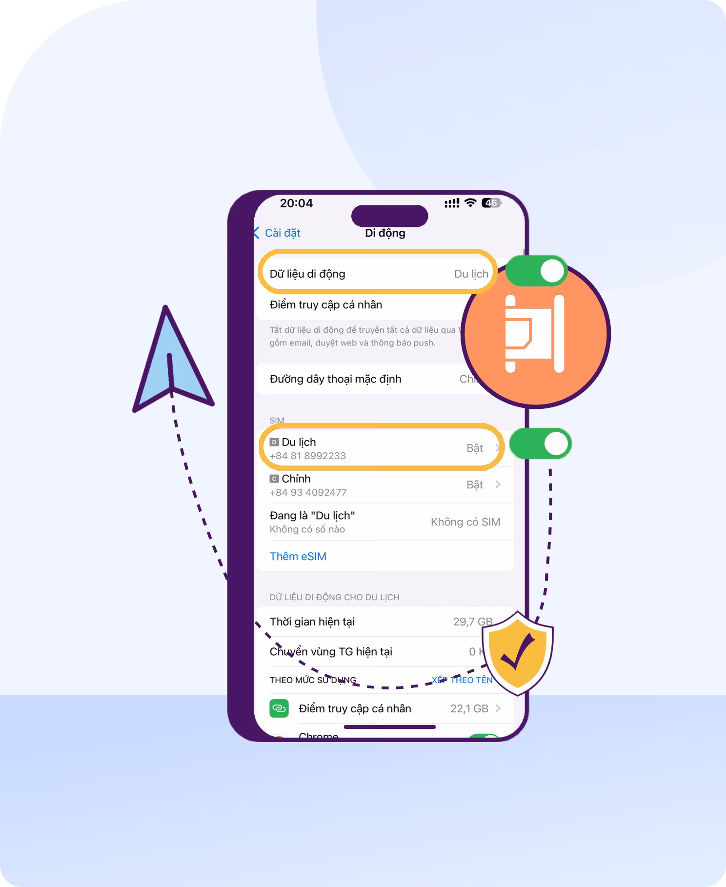 Hướng Dẫn Sử Dụng Sim Du Lịch Quốc Tế