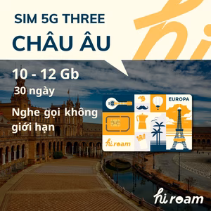 SIM Châu Âu Nghe gọi không giới hạn (Three UK)