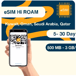eSIM 4 Nước Qatar Oman Kuwait Ả Rập Xê Út