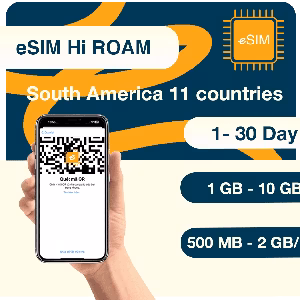 eSIM Nam Mỹ 11 Nước