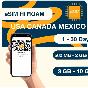 eSIM 5G Mỹ, Canada & SIM Mexico