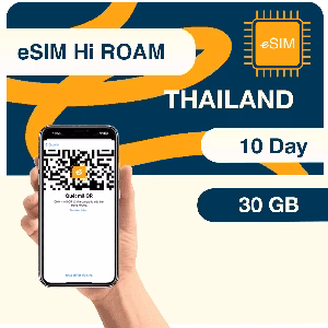 eSIM Thái Lan AIS 30GB - 10 Ngày không giới hạn 384kbps