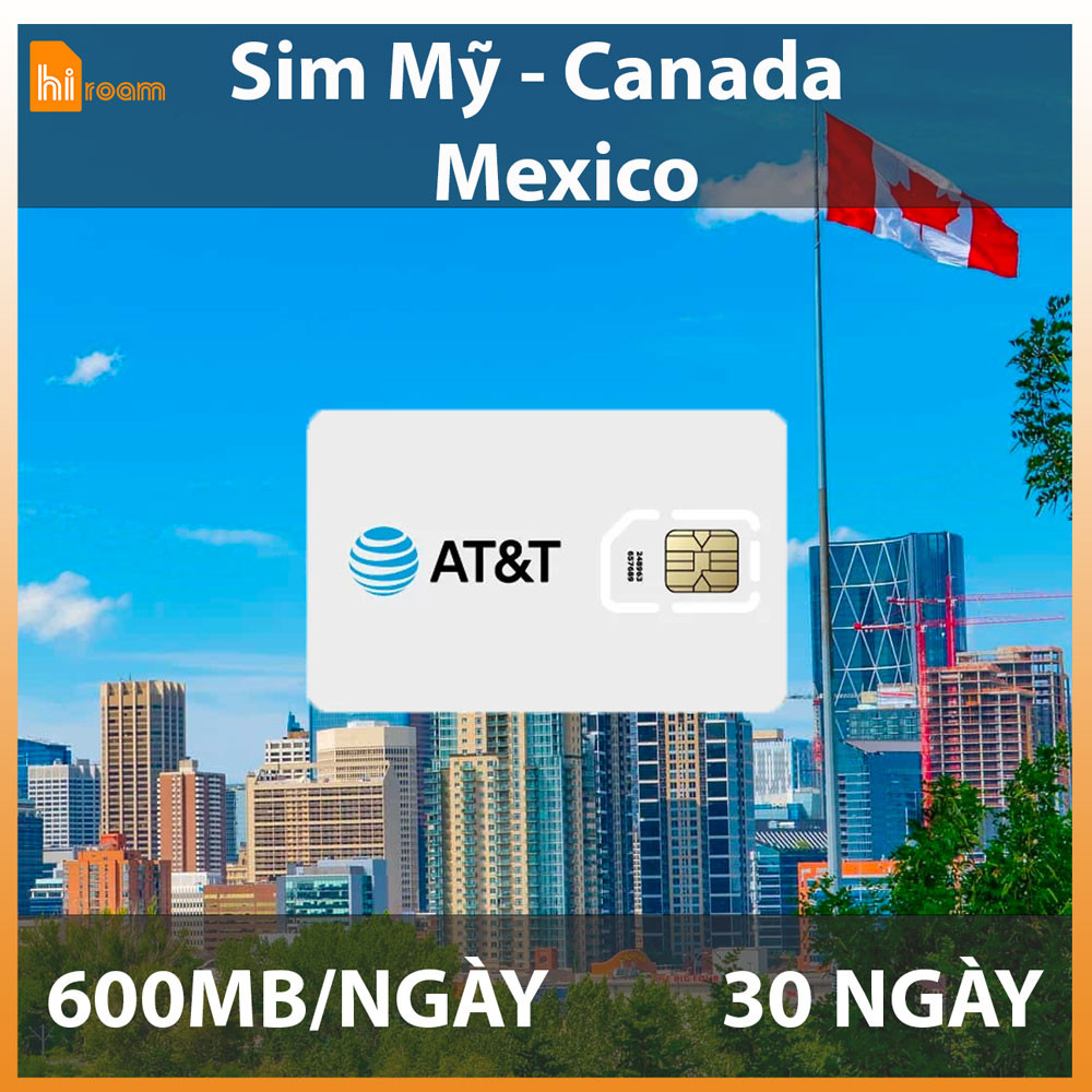 Sim 3 Nước Mỹ - Canada - Mexico